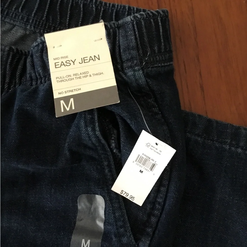 GAP Women's Dark Blue Wide Leg Jeans - Picture 4 of 5